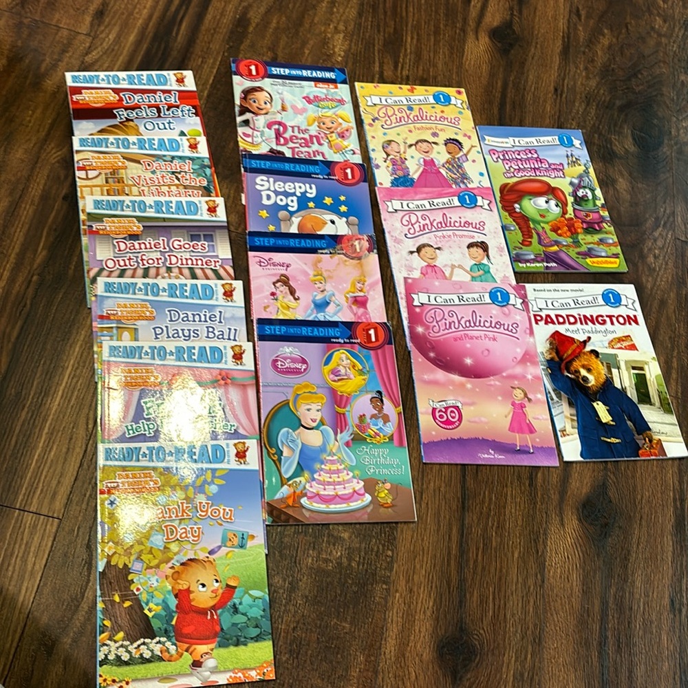 Ready to read, step into reading, I can read level 1